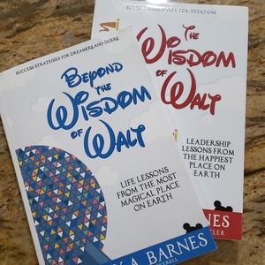 Wisdom of Walt Disney books (2 books)